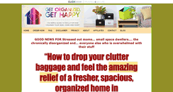 Desktop Screenshot of howtodeclutterandorganize.com